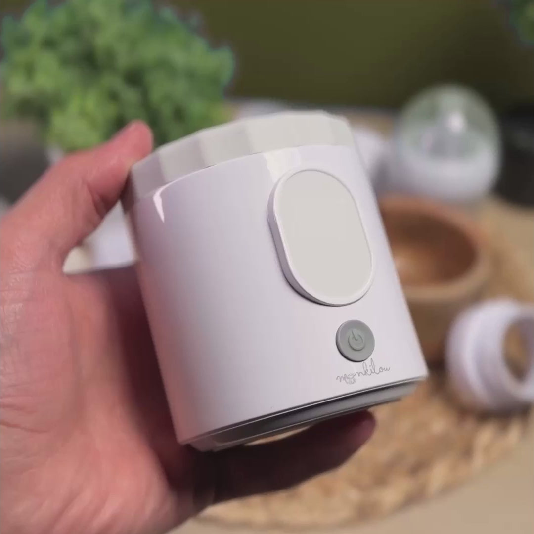 Draagbare monkilou flessenwarmer